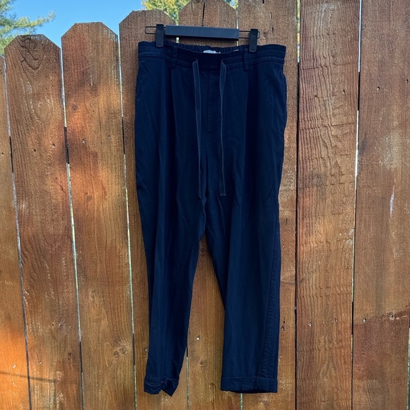 VINCE Cropped Drawstring pants blue - Picture 10 of 11